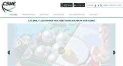 Desktop Screenshot of csme.fr